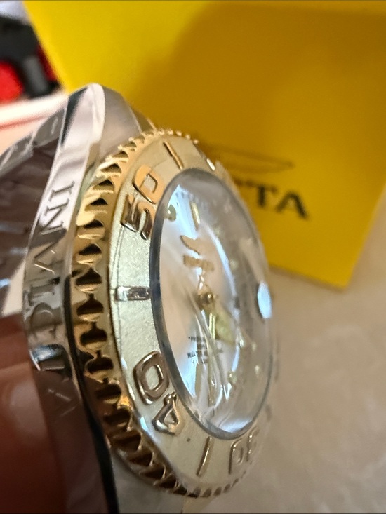 Invicta Two-Tone Gold and Silver Ladies Dive Watch with White Dial main image 5